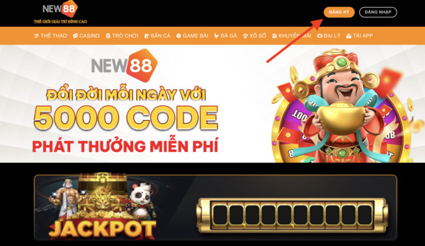 hướng dẫn đăng ký new88