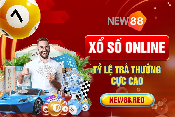 Xổ số / lô đề New88 online, tỷ lệ trả thưởng 1 ăn 99 cao nhất thị trường